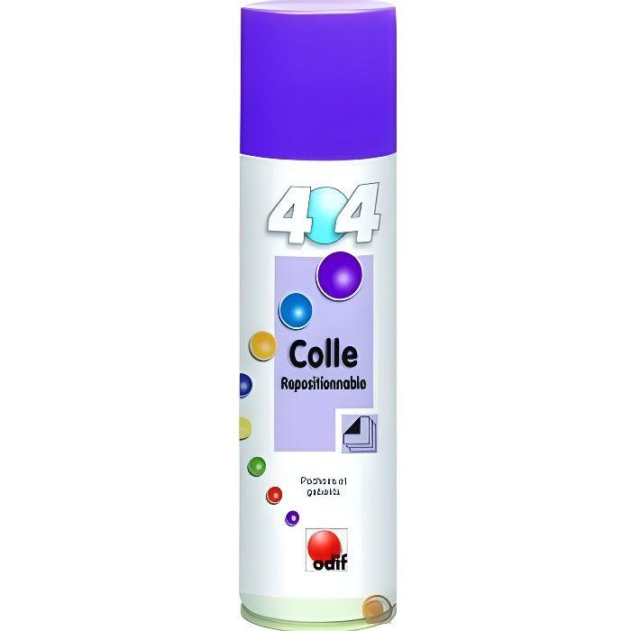 Colle en spray - ODIF - 404 - 250ml - Repositionnable - Multi-supports