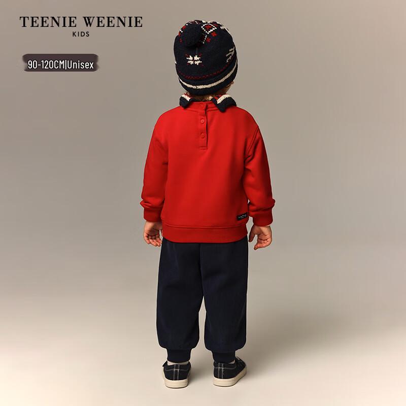 Teenie Weenie Kids Unisex Printed Fleece-Lined Sweatshirt