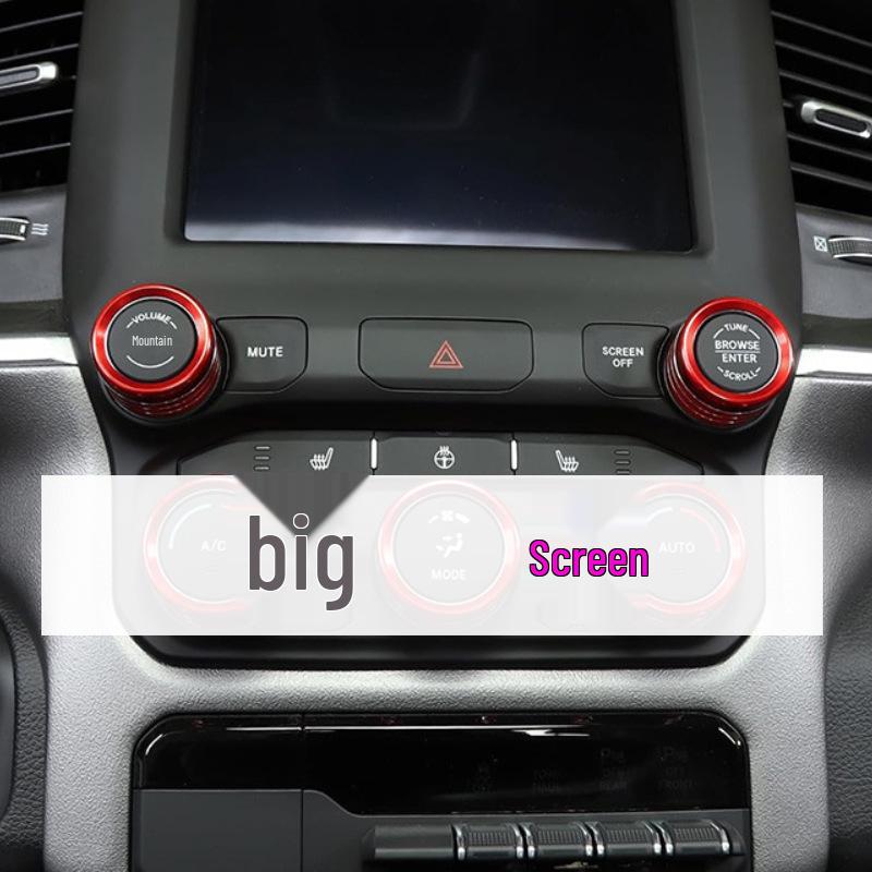 19-22 Dodge Ram Audio & AC Knob Decorative Ring