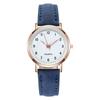Ladies  Diamond-Studded Luminous Retro Female Watch Belt Quartz Watch