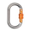 Rock Climbing Carabiner Light Weights Twist Carabiner Hook with Screwgate Spring Snap Keychains Clip Hook Buckle