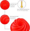 Silicone Cake Tins for Baking Fluted and Round Set of 2 Pack,9 Inch Nonstick Cake Pans Moulds Loaf for Donut Muffin Cookie