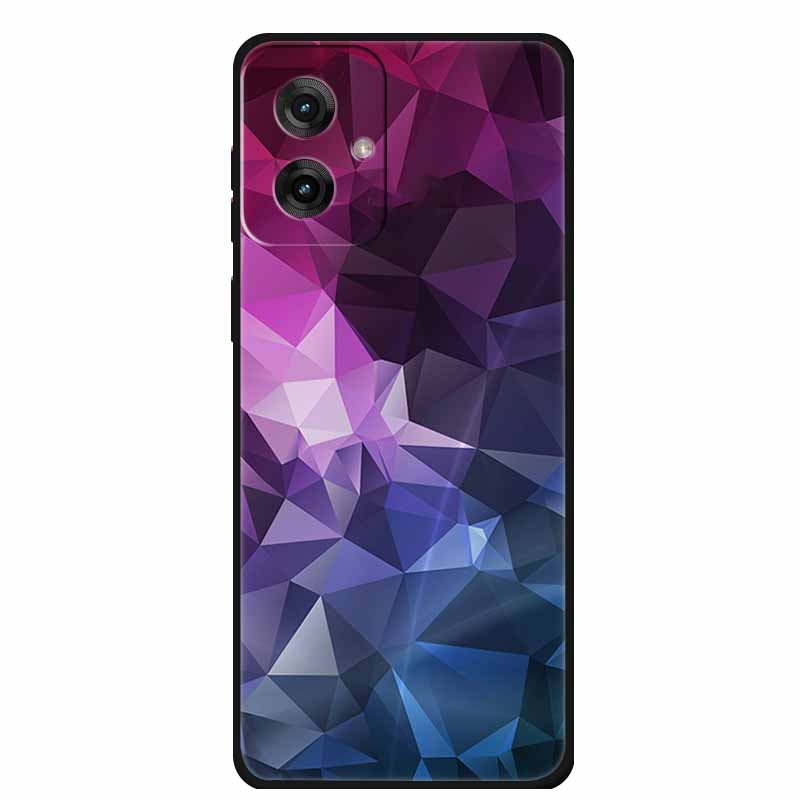 Etui do Motorola Moto G55 5G Luksusowe Miękkie Silikonowe TPU Tylna Osłona Etui na Telefon dla MotoG55 Ochronne Odporne na Wstrząsy Kolorowe Fundas