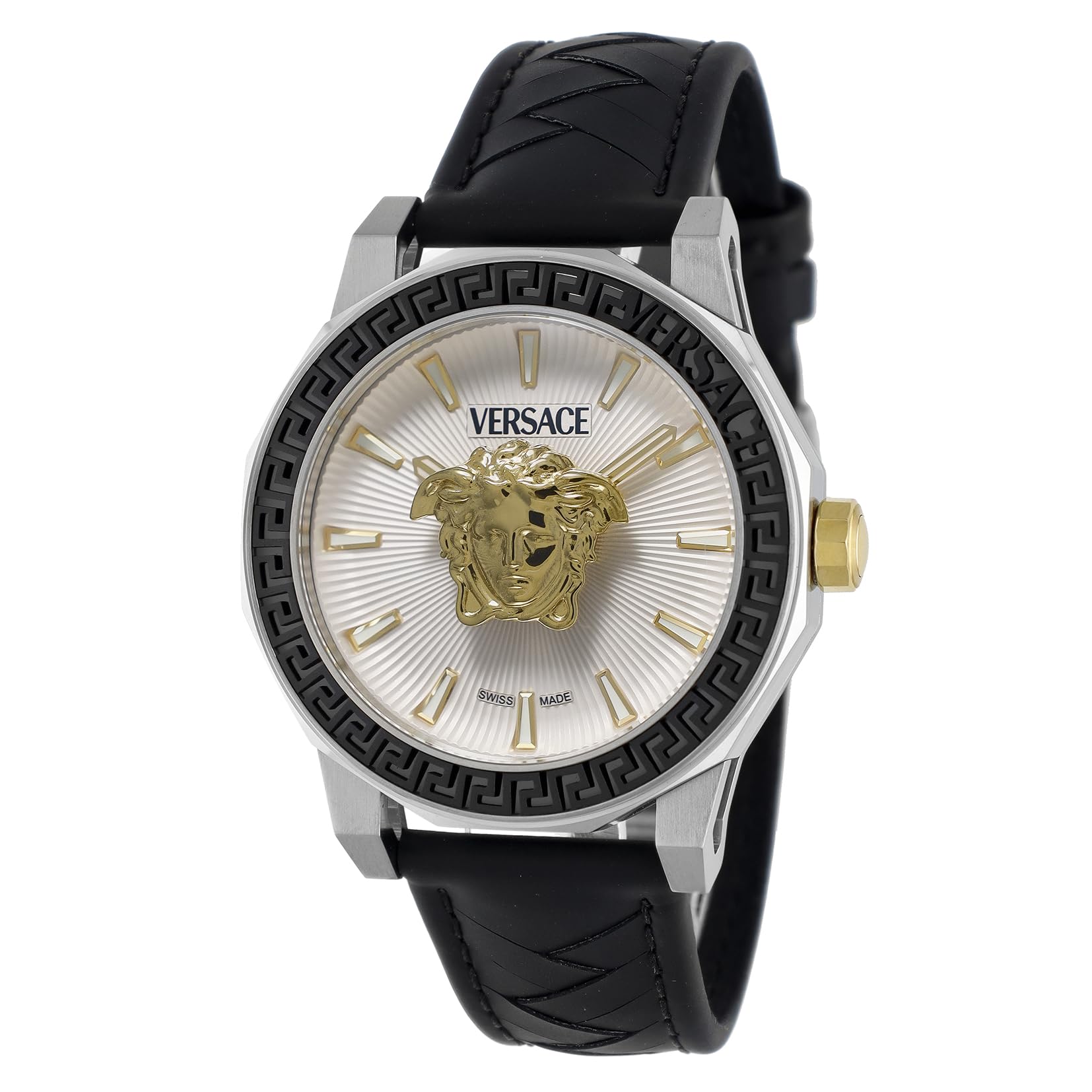 

Medusa Deco Watch VE9I00124 Black [Versace] Men s [Used] сірий колір