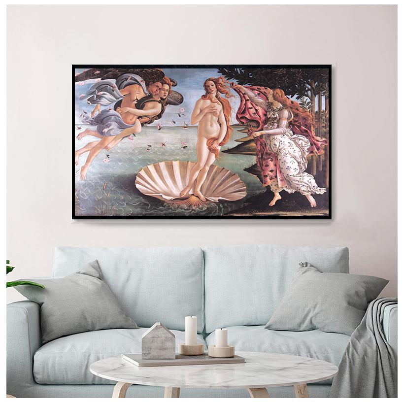 Classic Painting Botticelli's Venus Birth Canvas Wall Poster