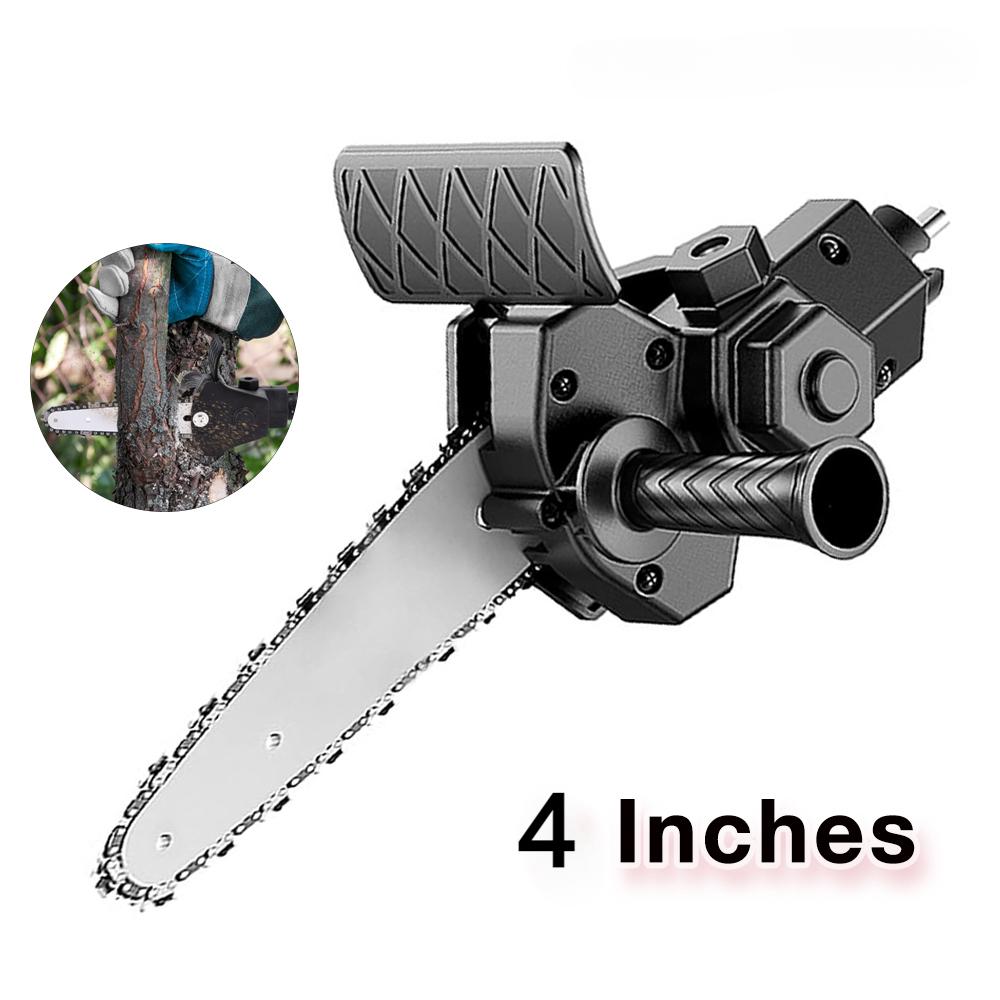 

Деревянные инструменты, электрическая дрель, переходник для электрической цепной пилы, домашний портативный мини-бензопила, деревообрабатывающие инструменты для обрезки/режущих инструментов, 6 дюймов 4in чёрный