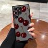 Stylish Cherry Pattern Funda Back Phone Cover Case for Samsung Galaxy S21 S20 FE S26 S23 FE Note 20 Ultra 10+ S22 S24 Plus S25