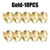 Elegant Open Rings Geometric Rings Wing Delicate Finger Jewelry Stainless Steel Texture for Fashion Lover Present