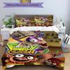 Fanboy Chumchum Print 3Pcs Bedding Set,Duvet Cover with 2 Bedro,Pillowcase Home Birthday Gift
