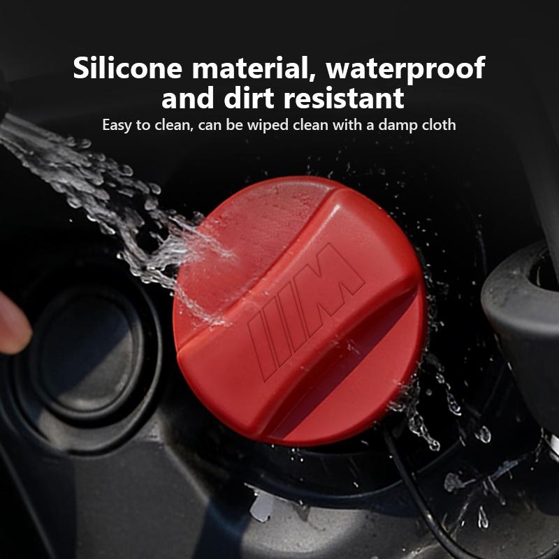 AAAPP1 Car Silicone Fuel Tank Cover Protector Gas Cap Oil Tank Cover For BMW Performance M E87 E30 E46 E28 F35 G20 E93 F20 X3 X