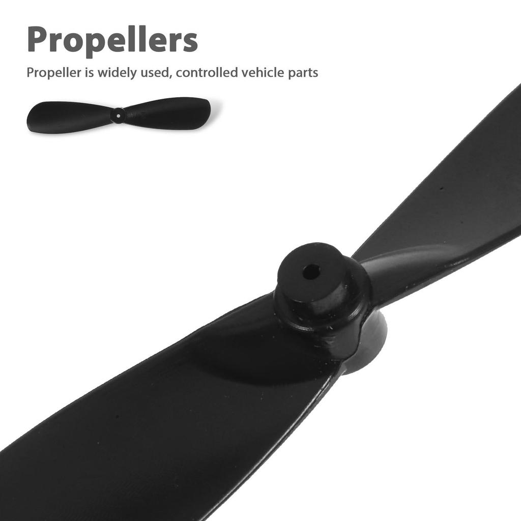 Luxshiny Plastic Propellers for RC 10 Lightweight Design for Stable Flight RC Airplane Replacement 2-Blade Airplanes, Pairs. Performance. Parts.