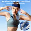 4000mAh Rechargeable Portable Neck Hanging Air Conditioner Cooling Without Blades