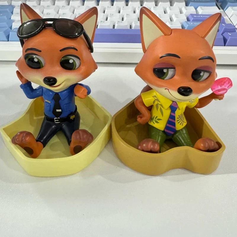 MINISO Zootopia Just Sit In The Series Blind Box Judy Hopps Nick Desktop Decoration Collection Ornaments Children Birthday Gifts