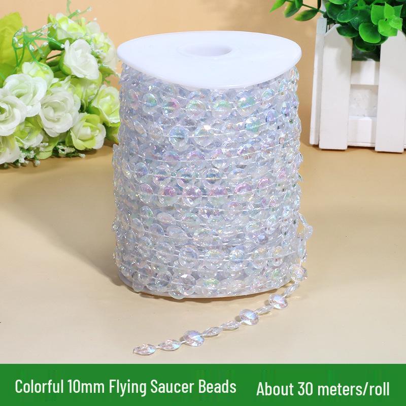 Kristallperlen Türvorhang & Hochzeitsgang Dekoration mit Acrylschnur