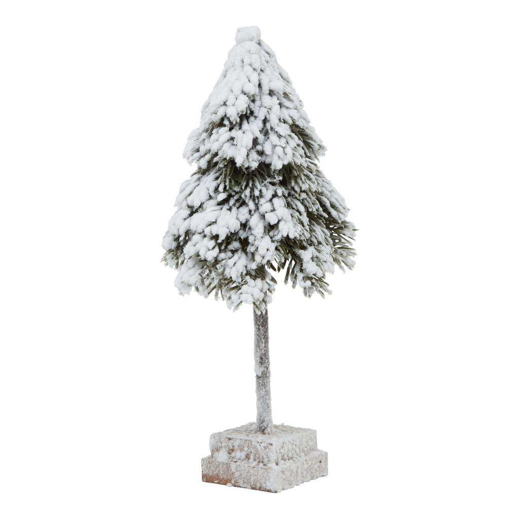 Hill Interiors Snowy Cedar Tree Christmas Decoration
