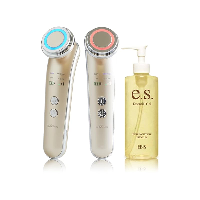 

Aeon Pull Recreate (gold) Facial beauty device [equipped with 10 functions and 4 modes] EMS LED iontophoresis micro current iontophoresis device
