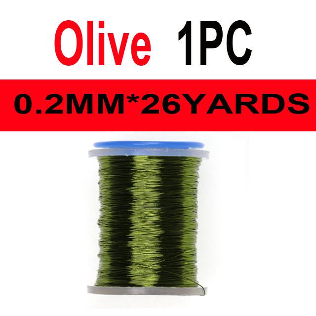 Bimoo 0.2mm Ultra Wire Fly Tying Small Copper Wire for Ribbing Weight Flash Wire Bodies Dubbing Brushes Brassie Metal Thread