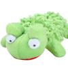 2 Pcs Frog and Hippo Shape Plush Dog Chew Bite Toy Pet Dogs Puppy Interactive Training Toys