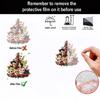 Multipurpose Valentines Special Cats and Dog Acrylic Ornament Accessory for Pet Lovers and Unique Decoration Seekers
