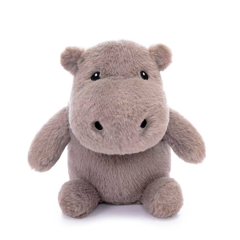 26cm Soft Cute Simulation Lion Elephant Hippopotamus Doll Stuffed Plush Toy Doll Cartoon Anime Cute Children s Birthday Gift 26cm