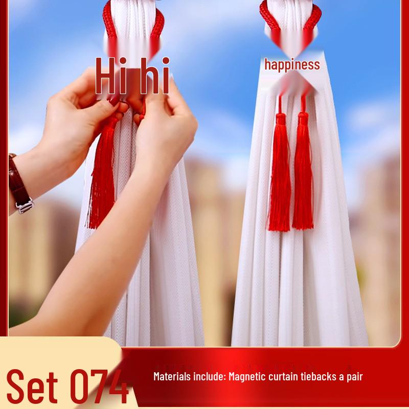 Honeymoon Love Heart Balloon Ceiling Set for Wedding and Bedroom Decor