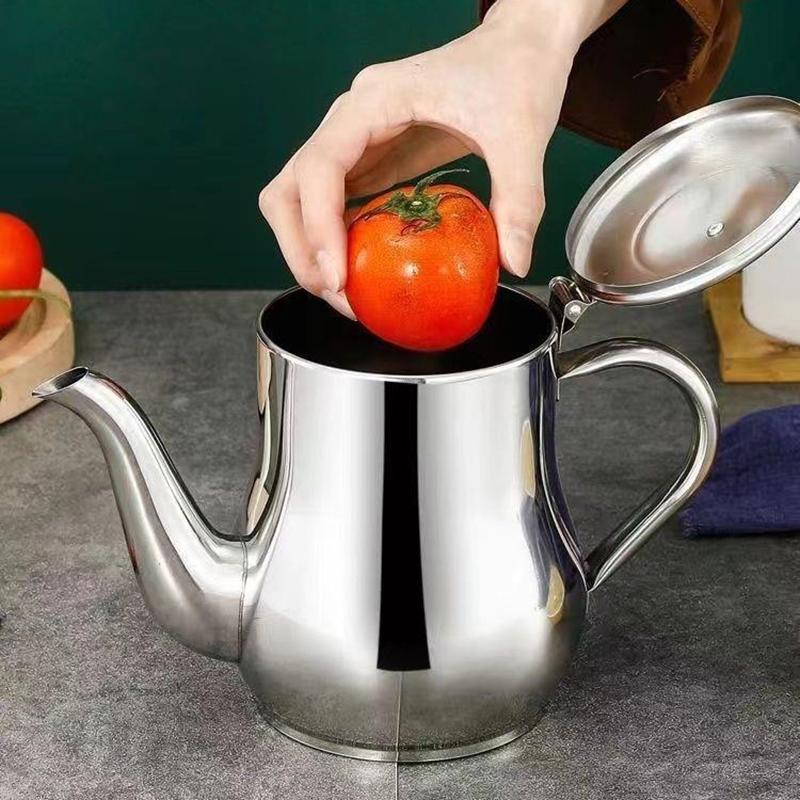 Kitchen Oil Filter Cooking Tools Storage Tank Grease Filter Container Restaurant Oil Filter Stainless Steel Oil Tanks