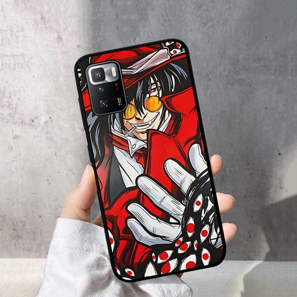 Alucard Hellsing Anime Phone Case For Redmi Note 4 X 5 A 6 7 8 T 9 9S 10 11 11S 11Epro Poco M3 Pro
