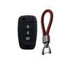 3 Buttons Silicone Car Key Cover Case Protector for For Hyundai Solaris 2 Elantra I30 I35 I40 Tucson Kona Flip Remote Keychain