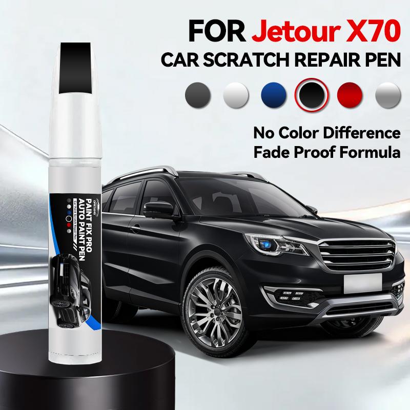 

Для Chirey Chery Jetour X70 X70 Plus 2018-2025 T1X Краска-корректор для подкраски царапин Автоаксессуары для самостоятельного ремонта Черный Белый