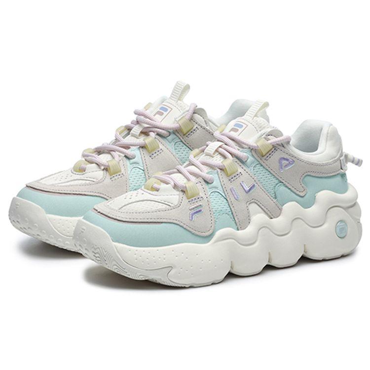 FILA Panini Sports Comfortable Low-Top Casual Shoes Women sneaker White Blue F12W211121FSS