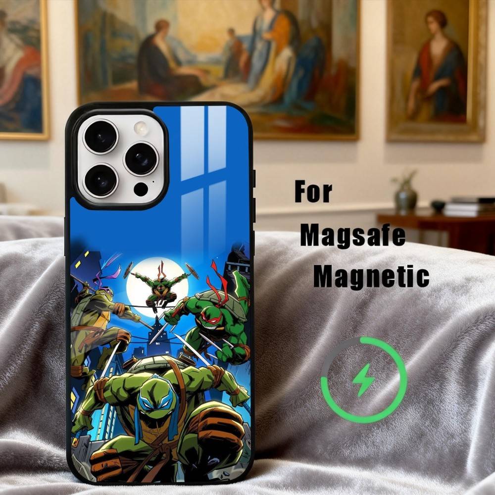 T-Teenage Mutant-t Ninja T-Turtles-s Phone Case For iPhone 17,16,15,14,13,12,Plus,Pro,Max for Magsafe Magnetic Wireless Charging