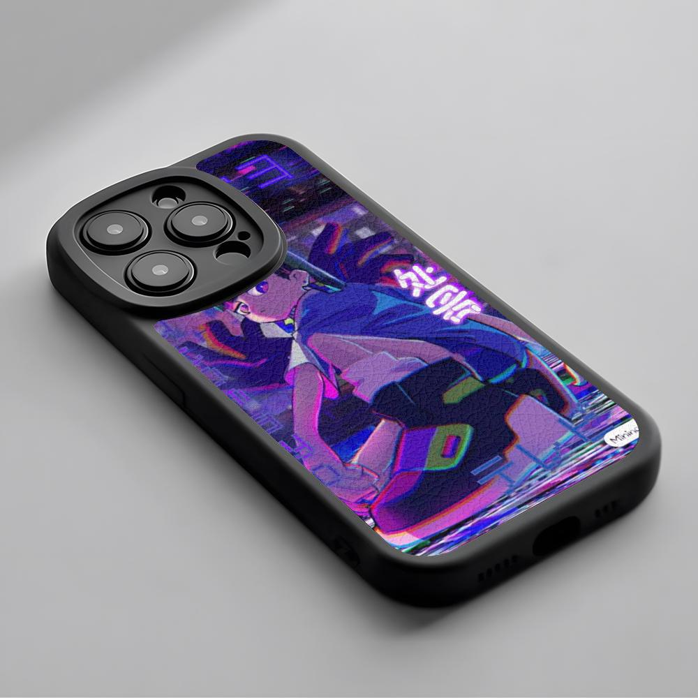Zutomayo japan singer poster pattern Phone Case For iPhone 16 15 14 13 12 11 Plus Pro Max Lambskin Silicone Cover black