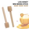 1PCS Honey Stir Bar Mixing Handle Jar Spoon Practical Wood Dipper Honey Long Stick Supplies Honey Dessert Spoon Kitchen Tools