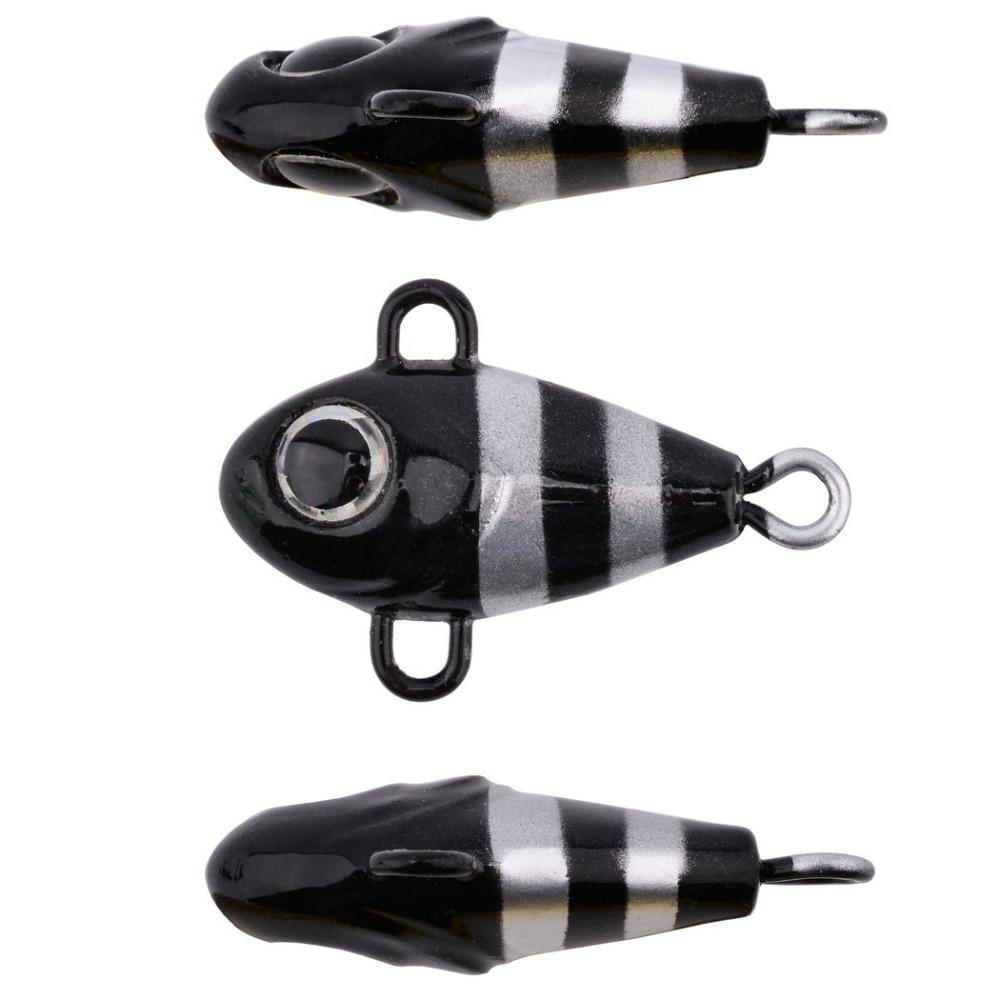 2pcs 5.5cm 10g VIB Lure Spoon Wobbles Vibration Spoon Fishing Lure Metal Fishing Bait  Ice Fishing