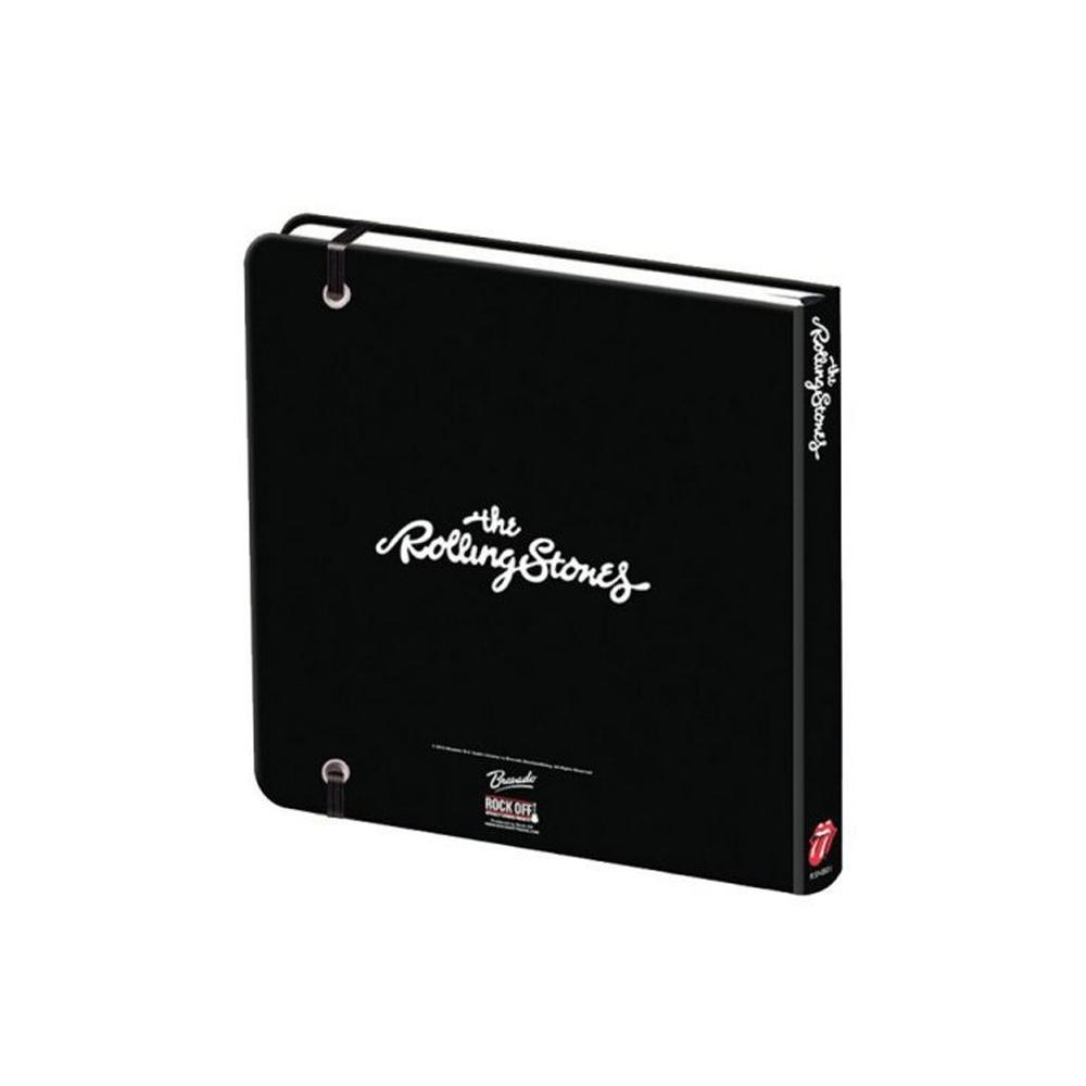 The Rolling Stones Klassisches Zungen-Notizbuch mit festem Einband