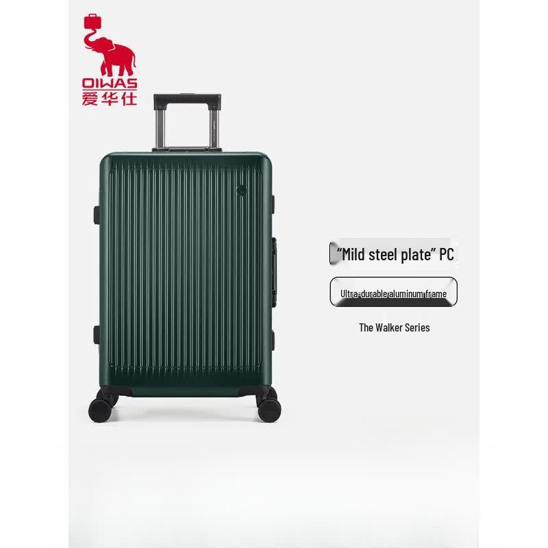 OIWAS Unisex PC Hardside Luggage with Aluminum Frame