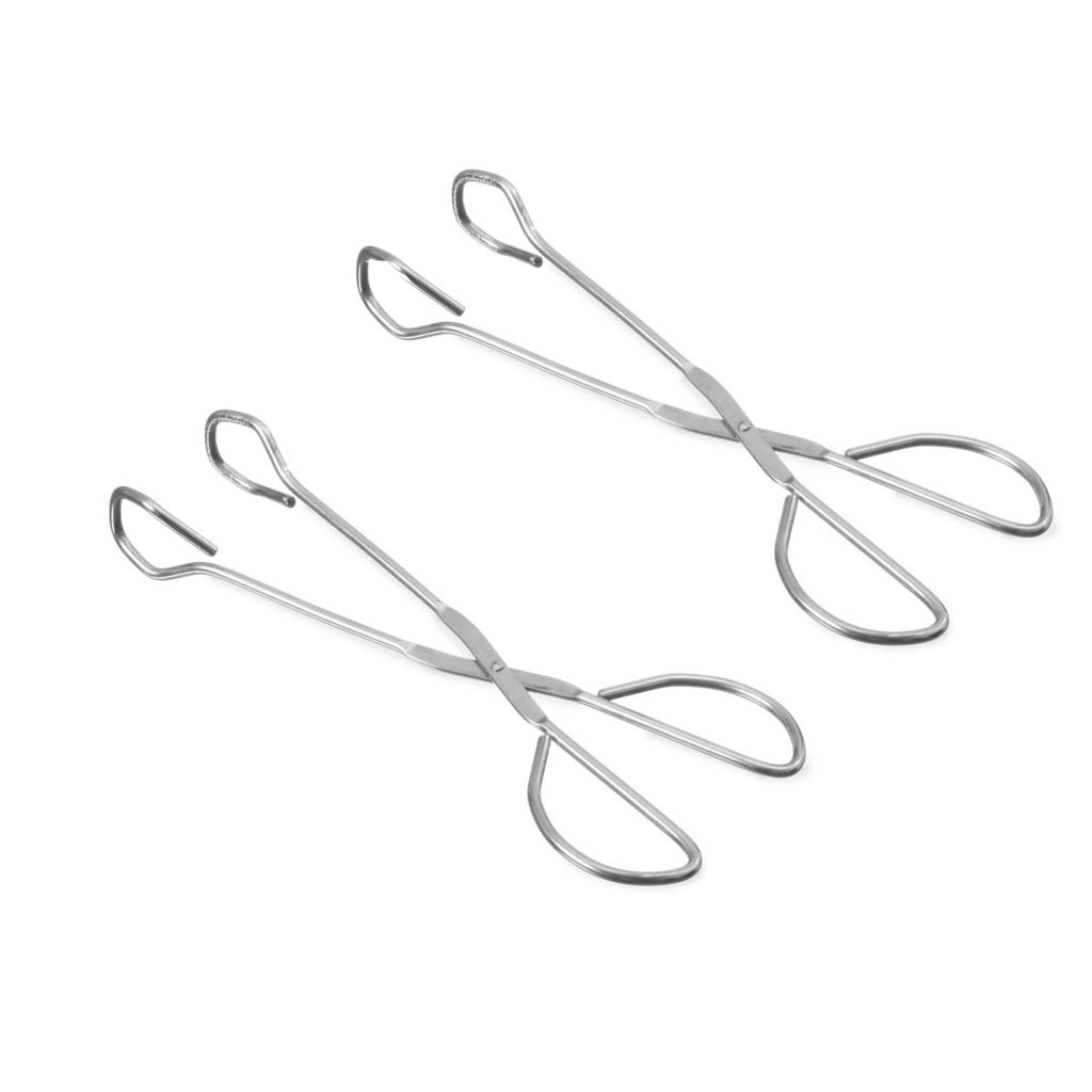 Stainless steel serving tongs, length 240 mm, 2 pcs. Hendi 171028