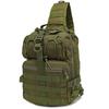 Tactical Crossbody Military Large Capacity Bag, Style, Waterproof, (Khaki)