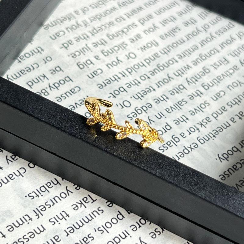 Retro brushed simple flower butterfly ring women s cross-border hot sale ins wind hollow temperament cold wind ring tide