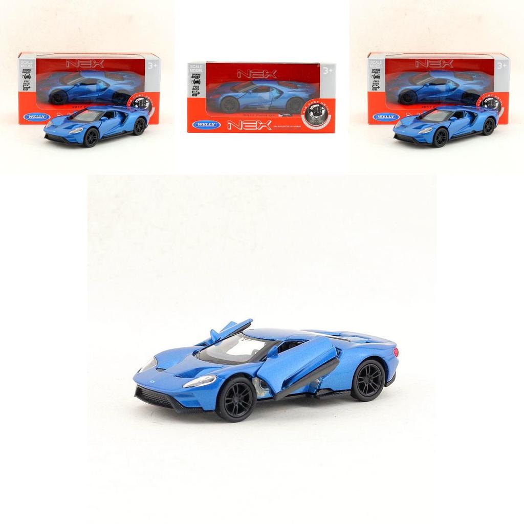 Alloy Ford Gt Car Model With Inertia Control For Collectors And Kids