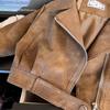 Giacca Autunno Primavera da Ragazza Cappotto in Pelle Artificiale per Bambini Capispalla Resistente