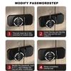 3 Digit Password Cabinet Locks No-Punch Combination Door Lock with Combination Latch for Closet Door Barn Door