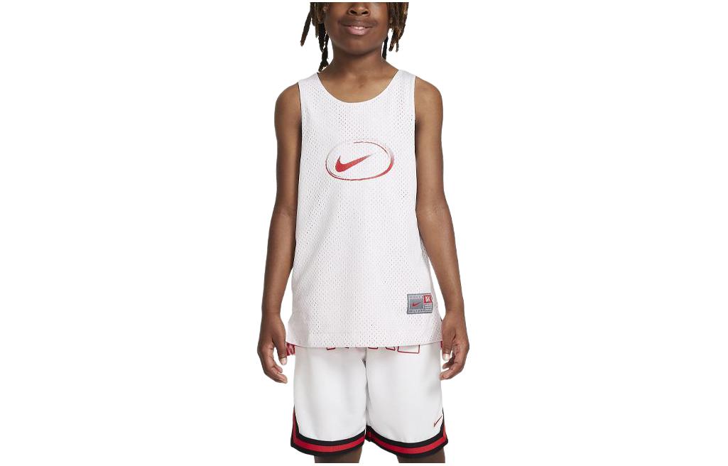Nike Tank Top Nike Clothing Kids  Apparel Reversible Jersey White Kids  FN8348-100 L