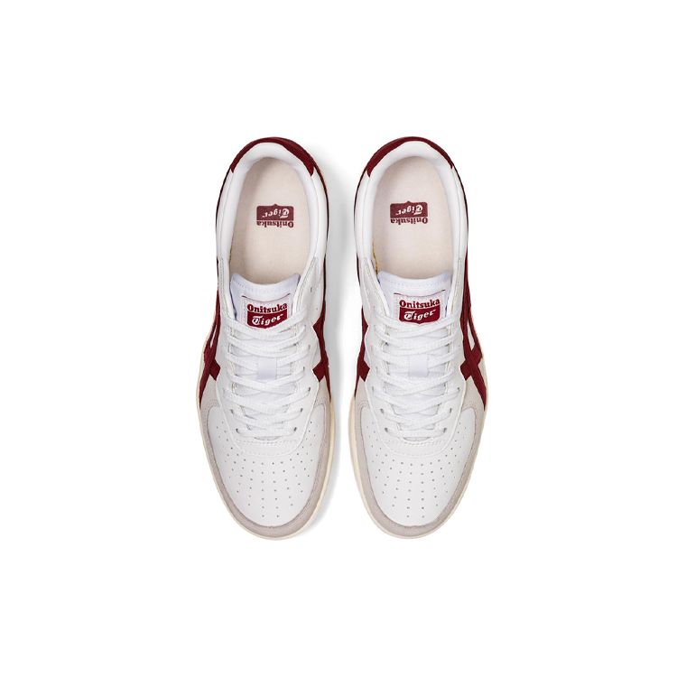 Onitsuka Tiger Gsm Breathable Lightweight Non-Slip Low-Top Casual Sneakers Men Sneakers White Gray Red 1183A353-114