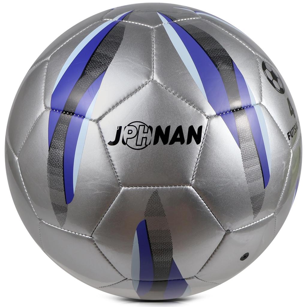 JPHNAN Futsal Size Soccer Indoor Practice Soccer Skin Made of Durable TPU Suitable for Indoor Games and Suitable for All Ages Ball, 4, Low-Rebound