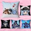 Cool E-Esdeath Kill Anime Berühmtheit Merchandise All-Match Bedruckter Kissenbezug Sofa Auto Büro Zimmer Dekoration Schutz
