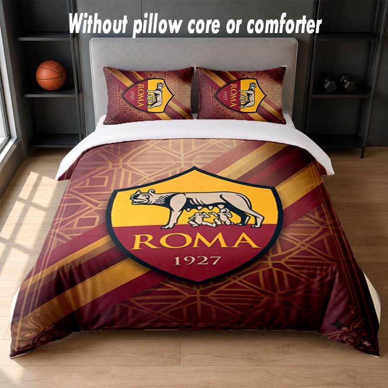 Ensemble de literie Design AS Roma 1 Housse de couette + 2 Taies d'oreiller Doux Respirant Linge de lit pour la maison