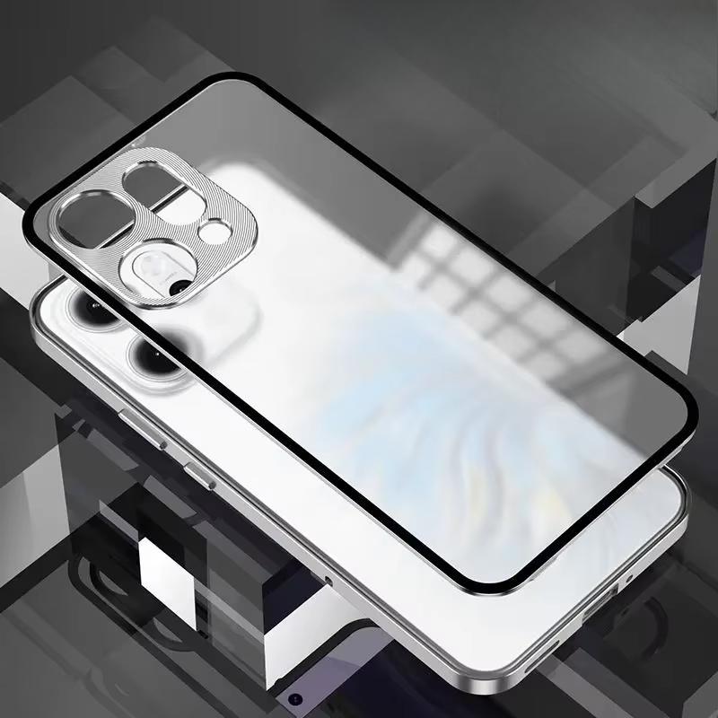 For OPPO Reno 14 Pro Aluminium Alloy Metal Frame Case For OPPO Reno14 Pro Protect Heat Dissipation Shell Phone Cover Bumper