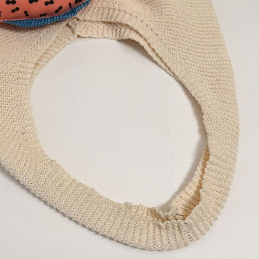 Crochet Weave Knitted Bag Cotton Beach Bag Trendy Fish Shoulder Bag Tote Bag