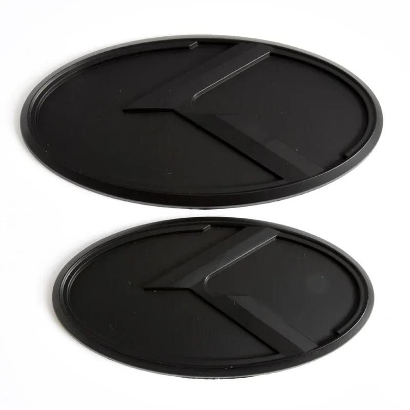 2 pezzi Per KIA K5 Emblema Bagagliaio Auto Adesivo 3D Logo K Griglia Anteriore Badge Posteriore 2011-2013 Optima Forte 2009-2014